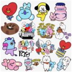 stickere bt21 bts kpop