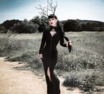 rochie gotica neagra muse