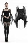 bluza gotica neagra adrienne