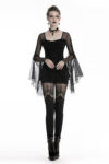 bluza gotica neagra adrienne