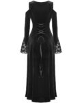 rochie neagra gotica persephone