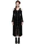 rochie neagra gotica persephone