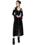 rochie neagra gotica persephone