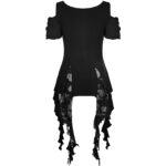 bluza gotica witching flower