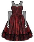 rochie gotica lolita red dawn