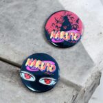 Set 2 insigne naruto shippuden anime